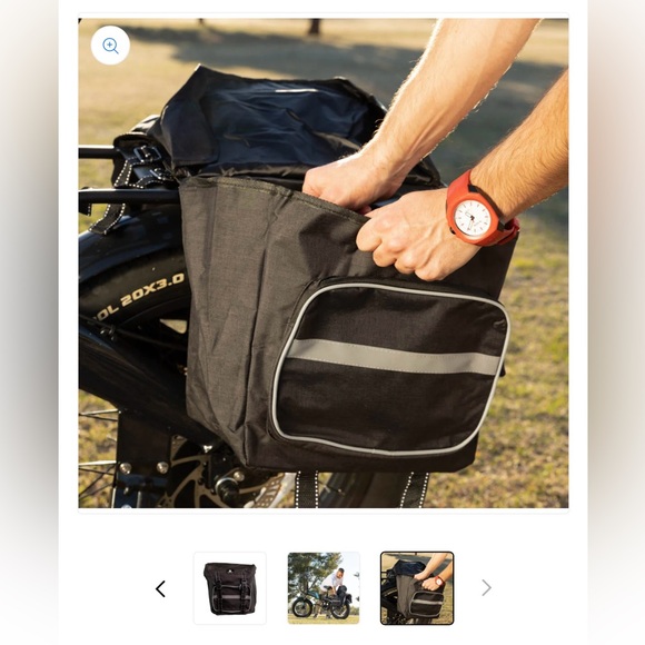 Waterproof saddlebags for electric bikes NWOT - Picture 2 of 4